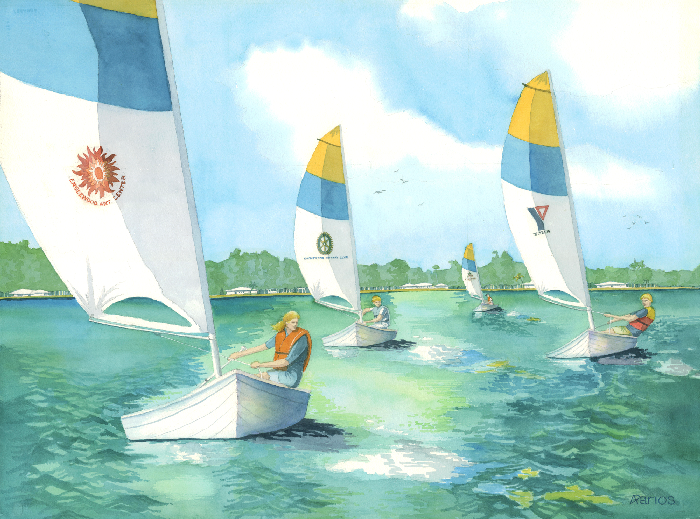 sailboats